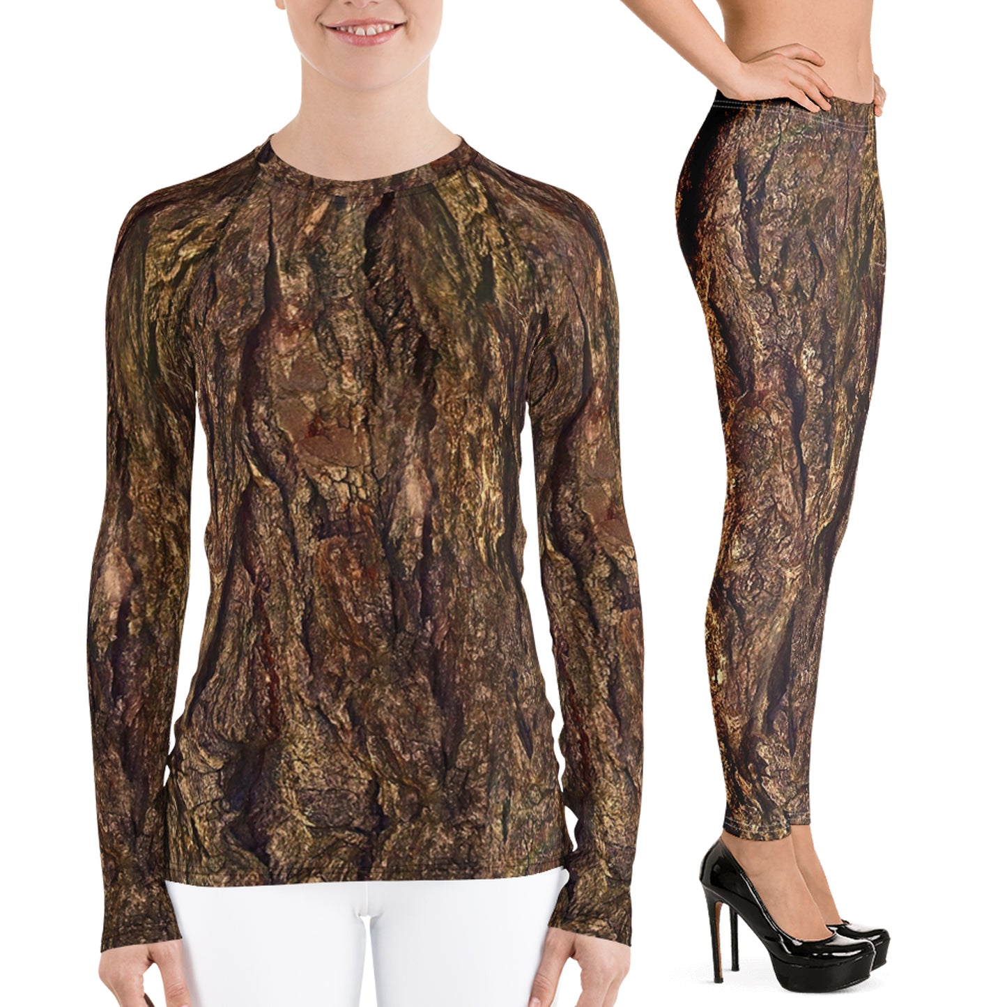 Grout Inspired Tree Bark Women's Halloween Costume