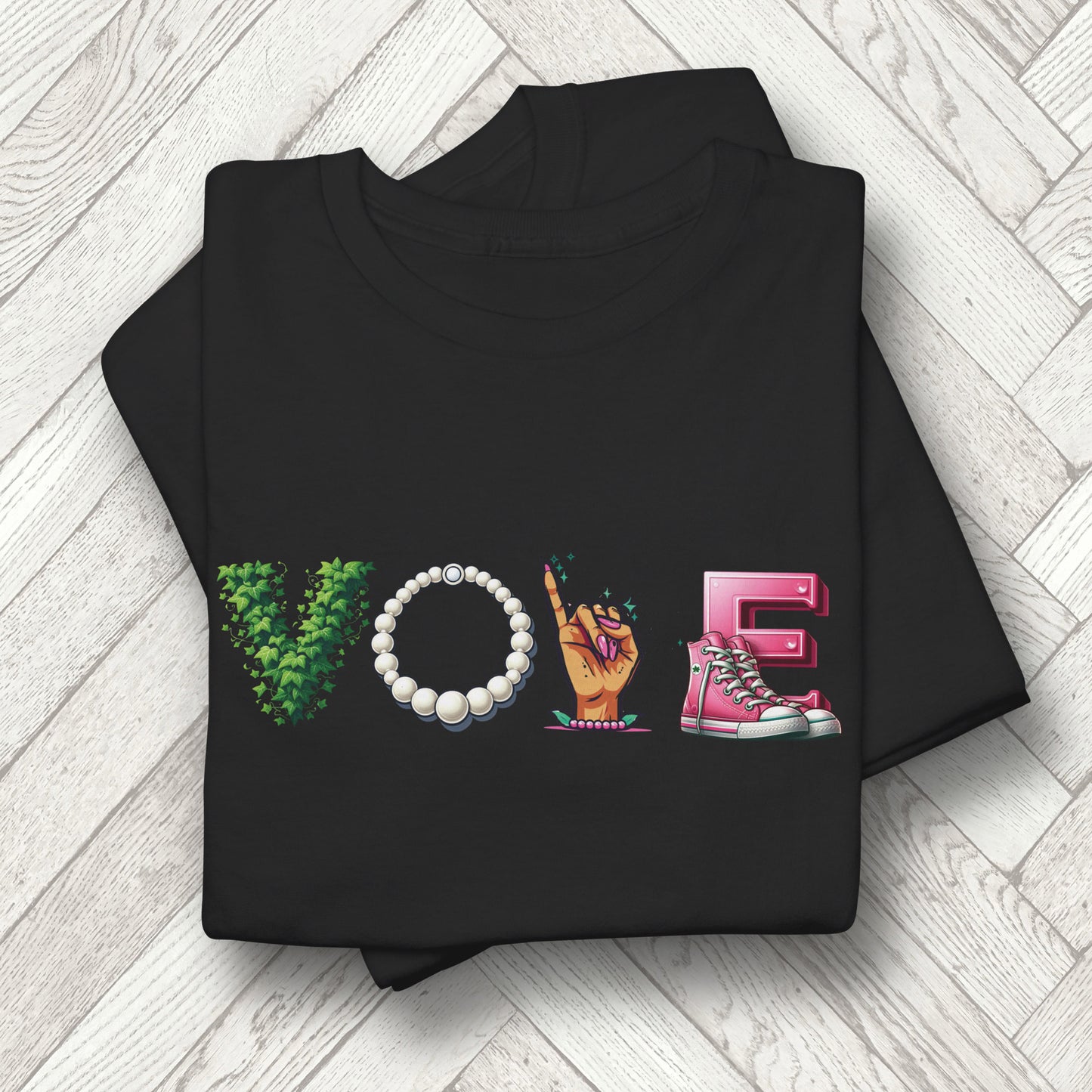 Vote Pink and Green Kamala Harris Presidential Election Shirt 2024