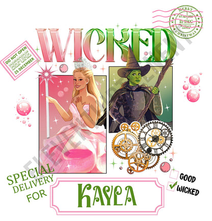 Wicked Inspired Christmas Candy Goodies Treat Bags/Santa Sacks 5 Sizes Available Xmas Deadline December 11th